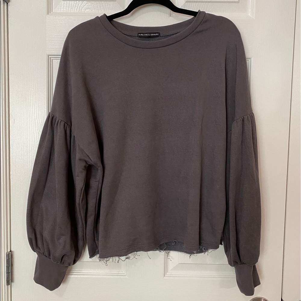 Harlow and Graham Gray Sweater